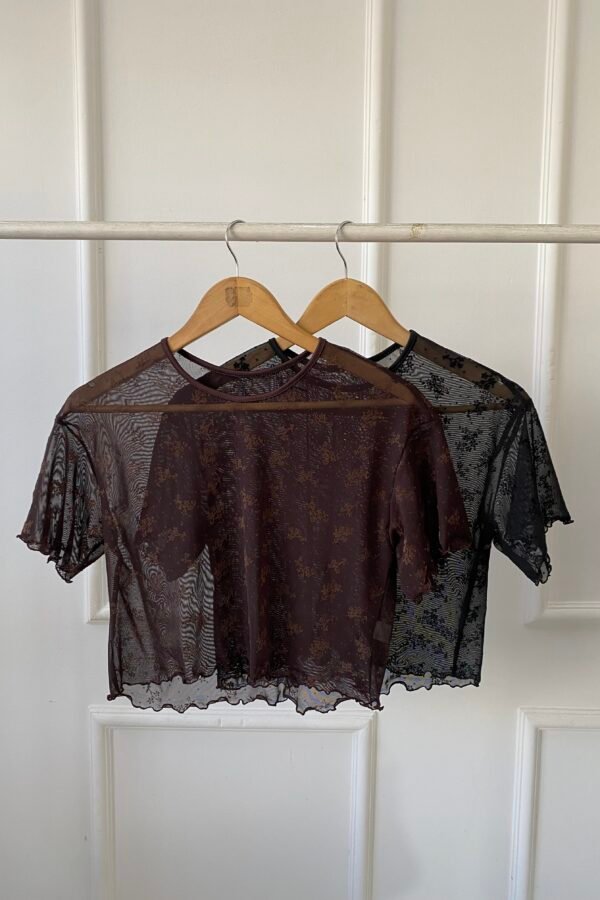 REMERA OVERSIZE TUL MARGARITA VELVET