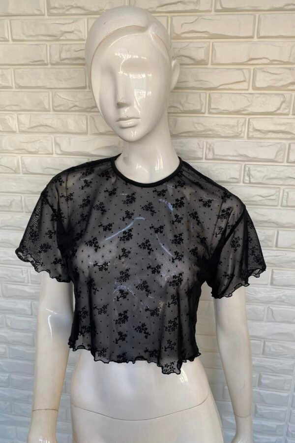 REMERA OVERSIZE TUL MARGARITA VELVET