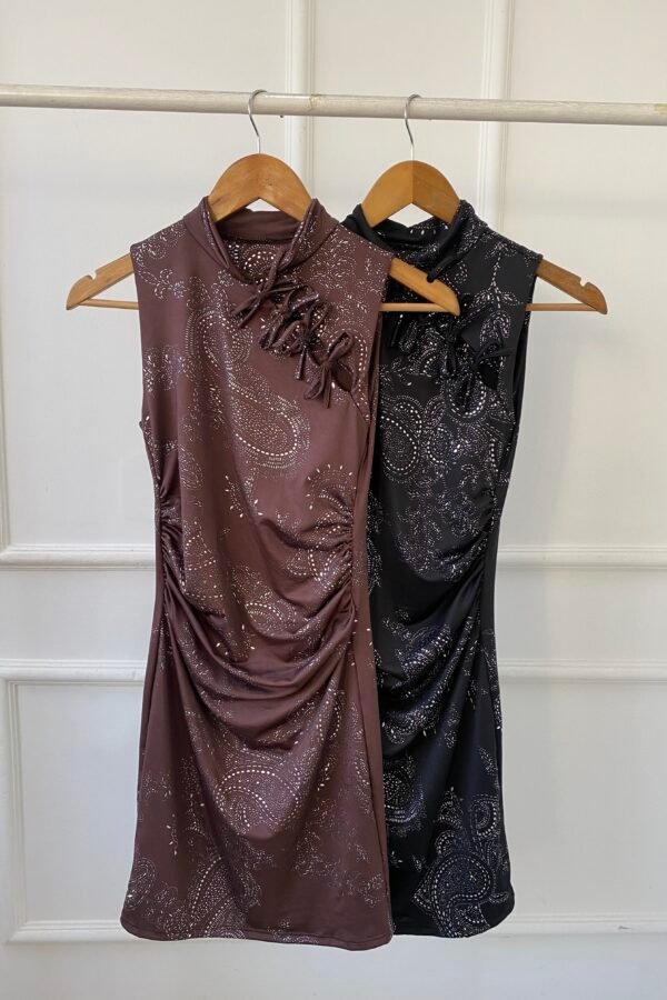 VESTIDO TOKYO LYCRA ARABESCOS