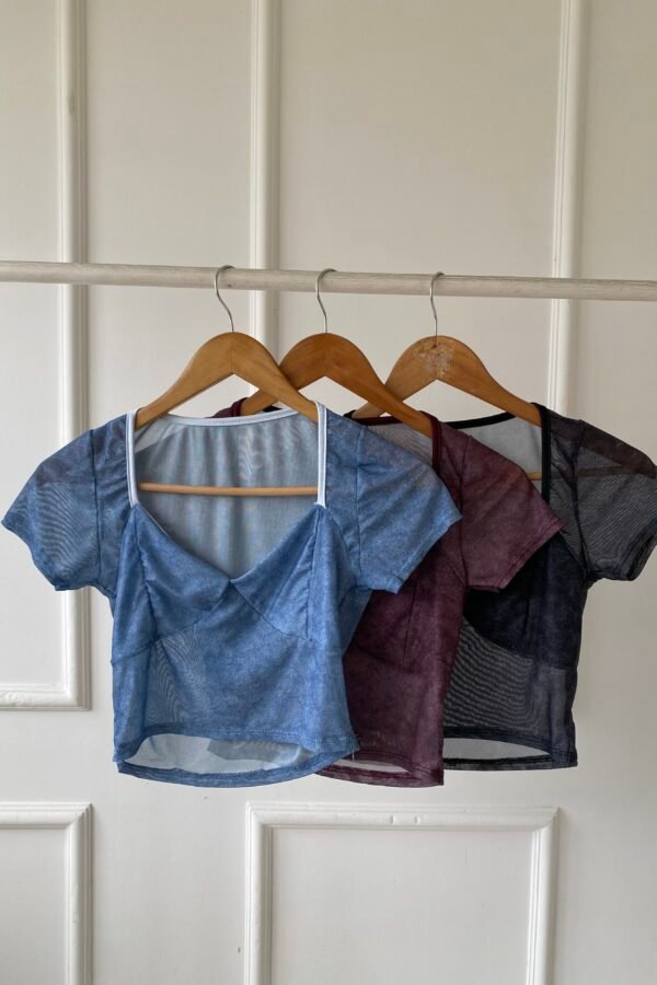 TOP SUSI TUL DENIM