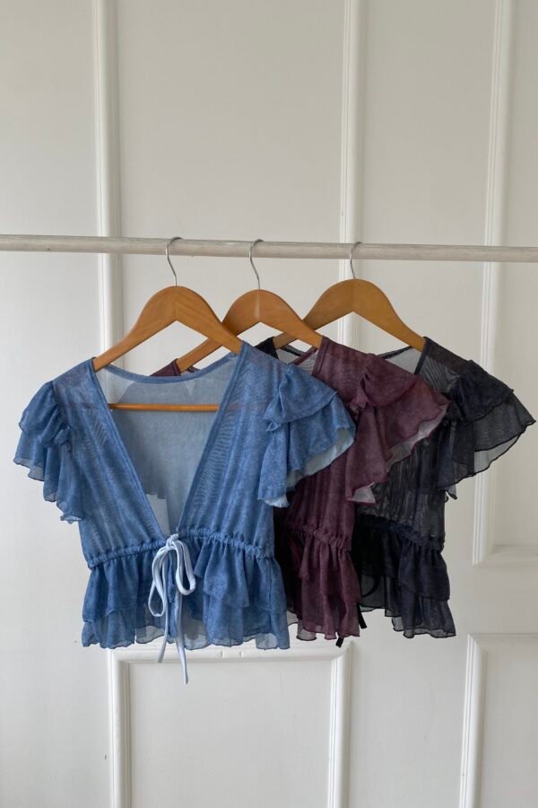 TOP ANGELA TUL DENIM