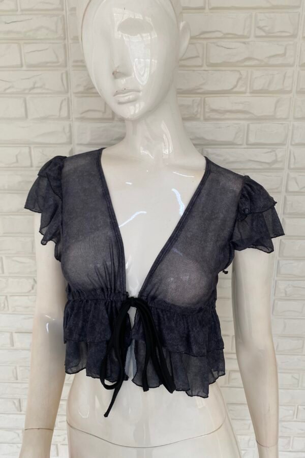 TOP ANGELA TUL DENIM