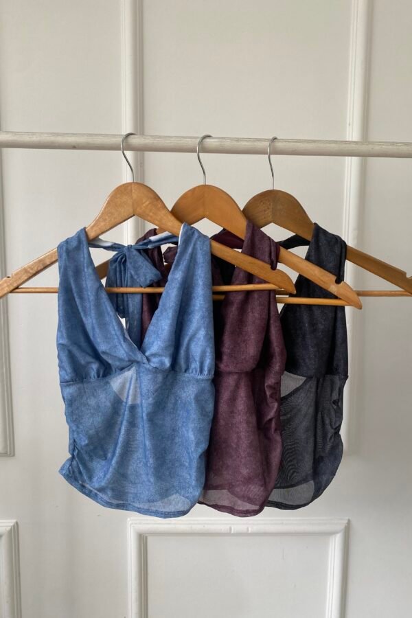 TOP SILVINA TUL DENIM