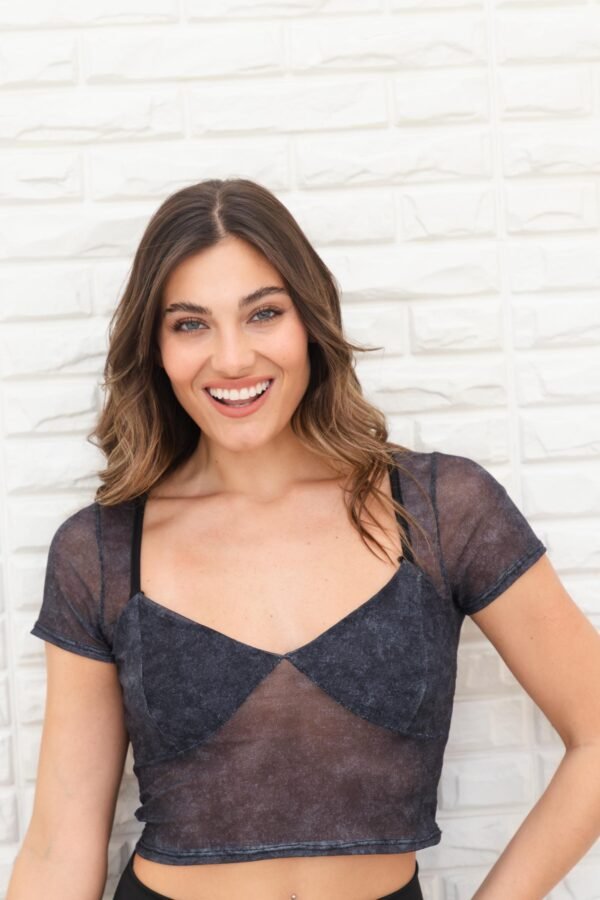 TOP SUSI TUL DENIM