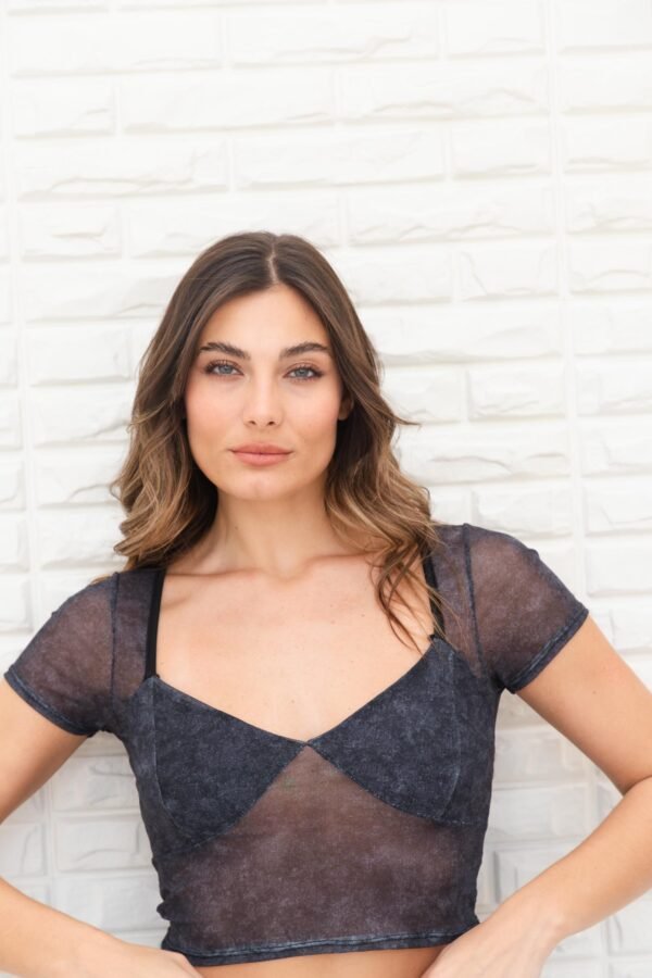 TOP SUSI TUL DENIM