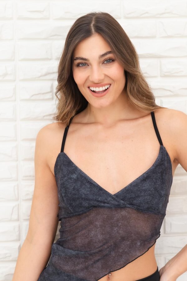 TOP BELLA TUL DENIM