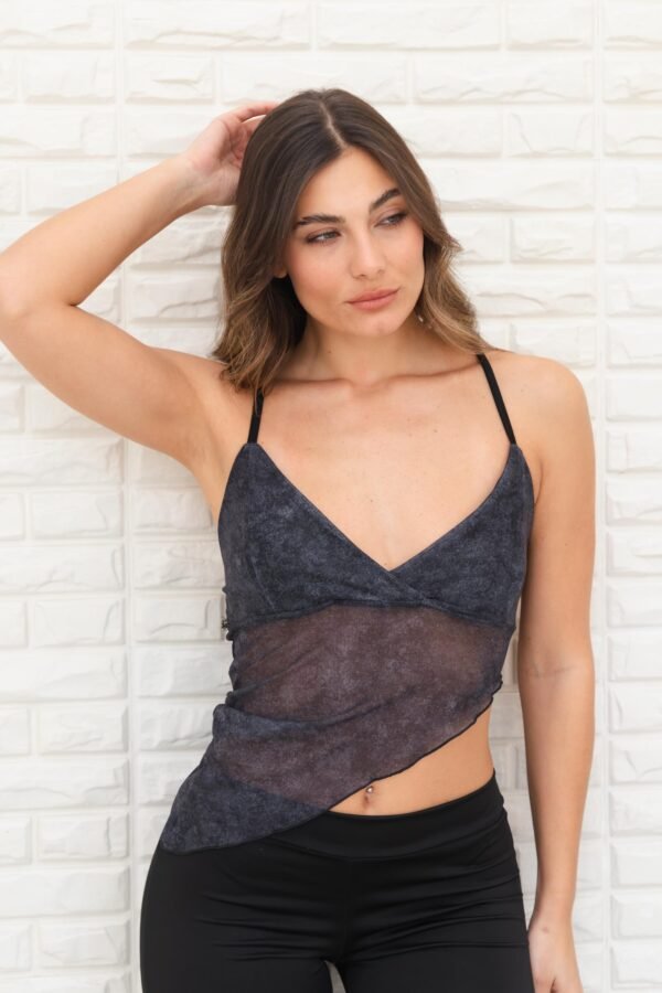 TOP BELLA TUL DENIM