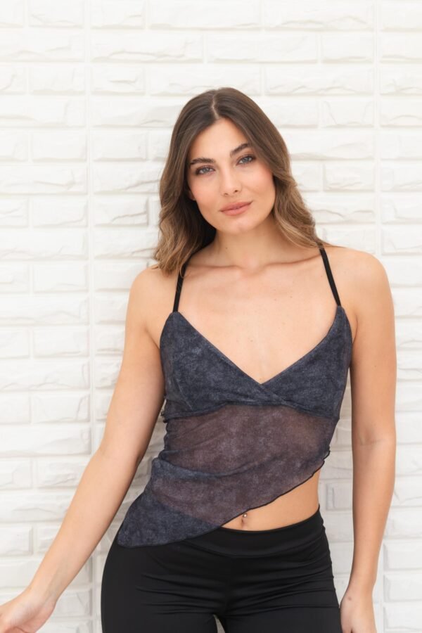 TOP BELLA TUL DENIM