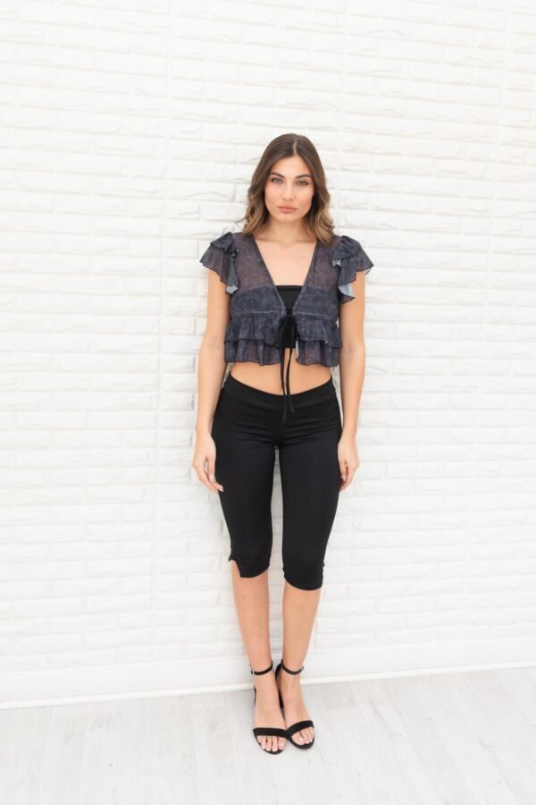 TOP ANGELA TUL DENIM