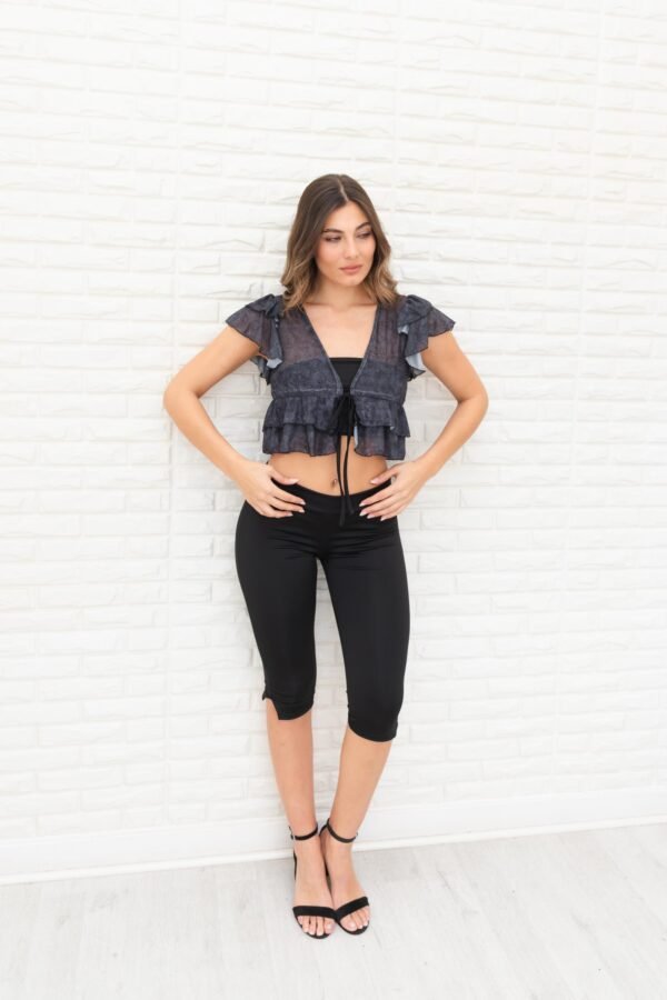 TOP ANGELA TUL DENIM