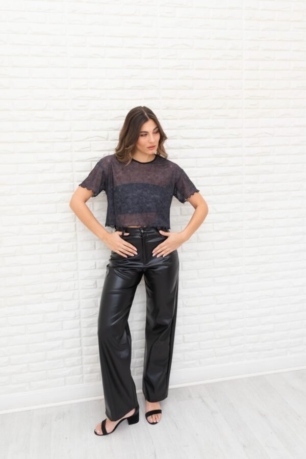 REMERA OVERSIZE TUL DENIM