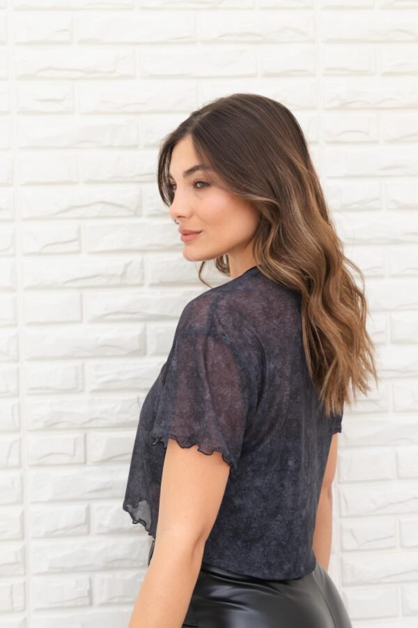 REMERA OVERSIZE TUL DENIM