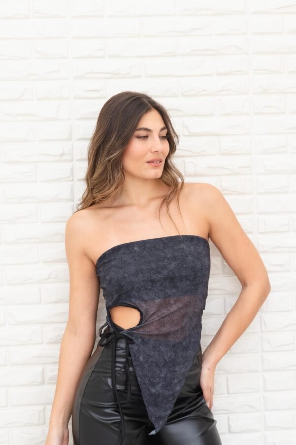 TOP JOAQUINA TUL DENIM