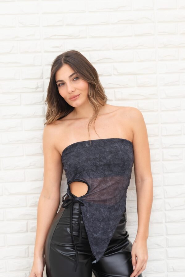 TOP JOAQUINA TUL DENIM