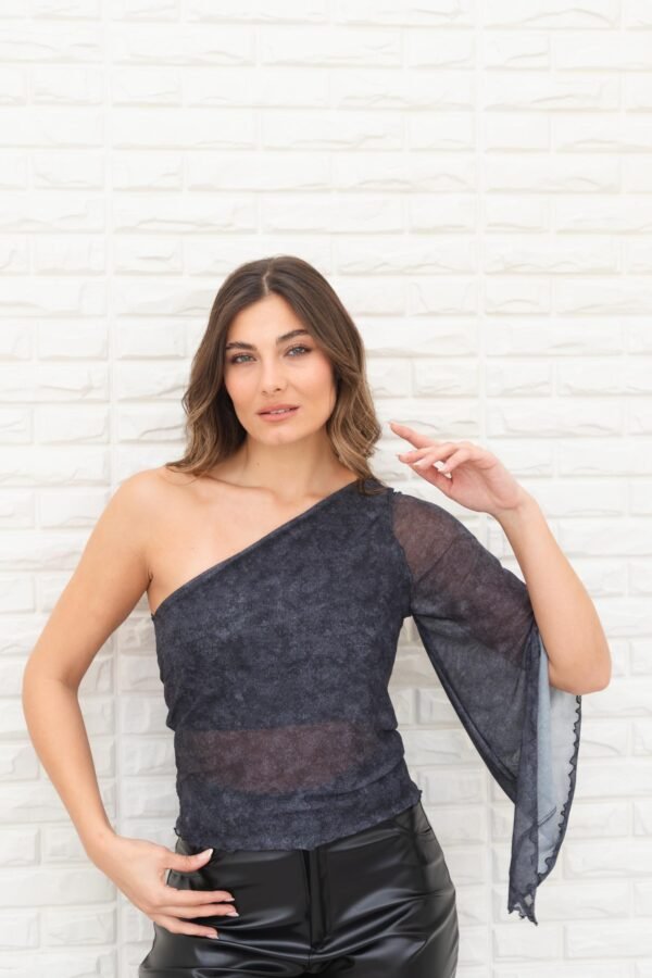TOP RIHANA TUL DENIM