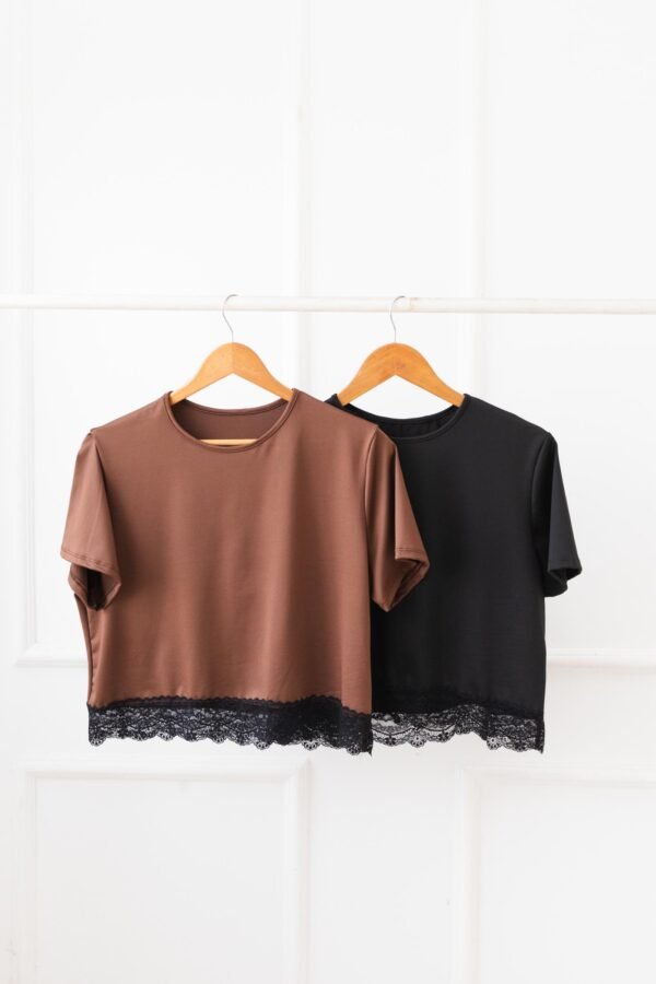 REMERA OVERSIZE LYCRA PUNTILLA