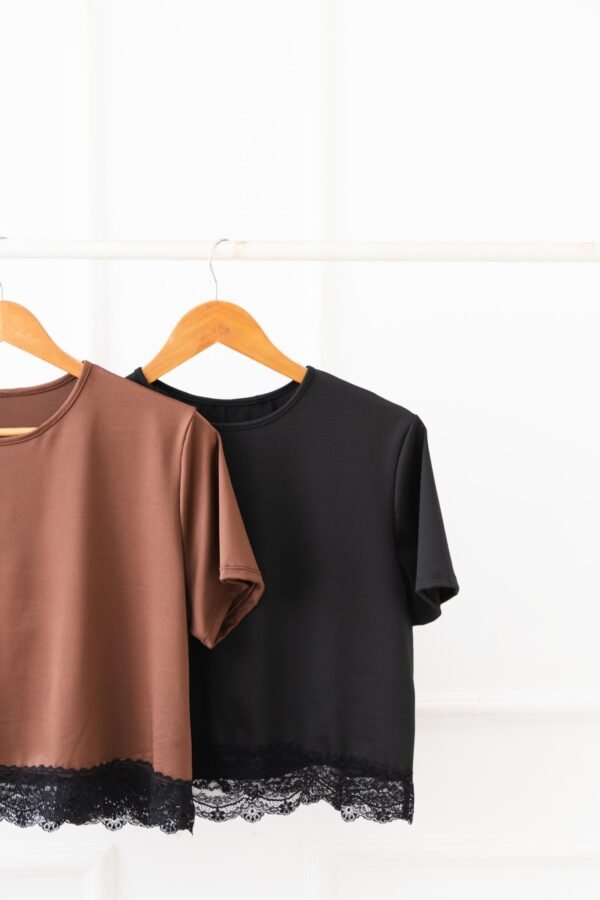 REMERA OVERSIZE LYCRA PUNTILLA