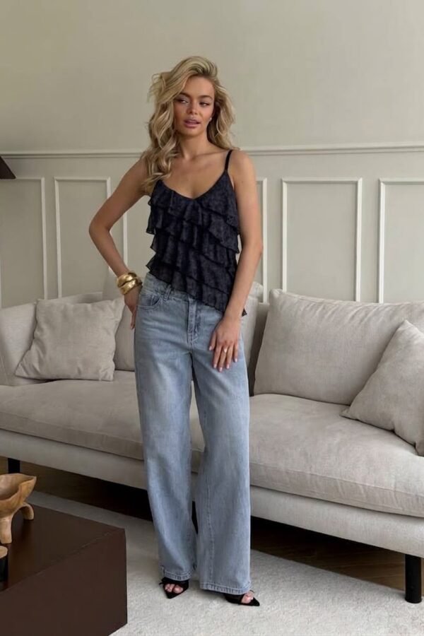 TOP ELENA TUL DENIM