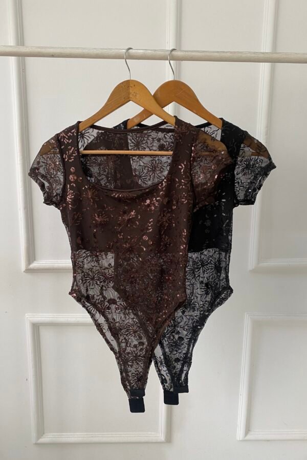BODY LULU FLOR LENTEJUELAS