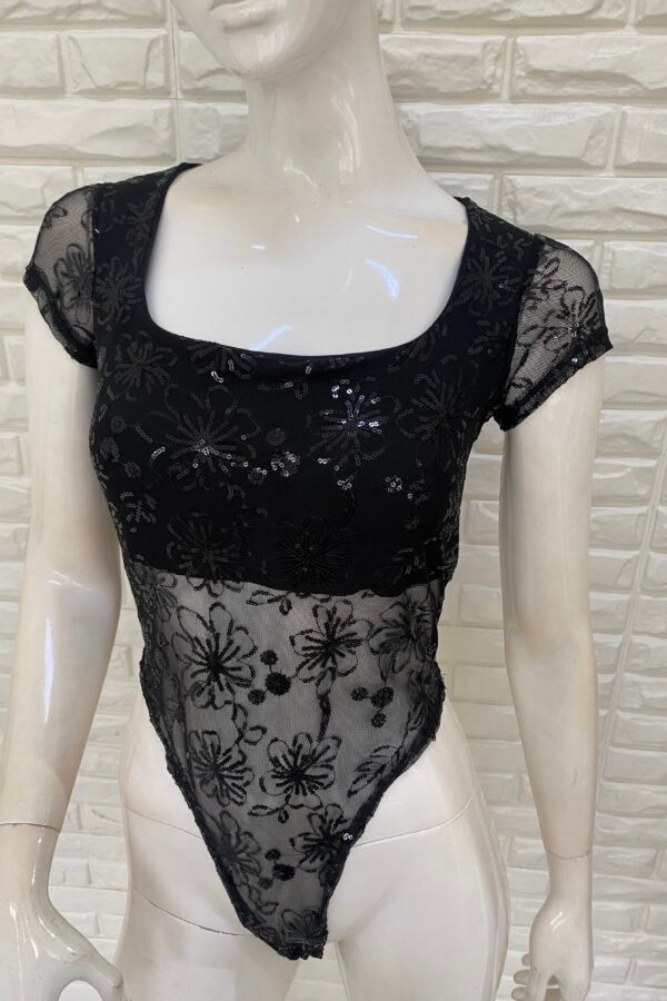 BODY LULU FLOR LENTEJUELAS