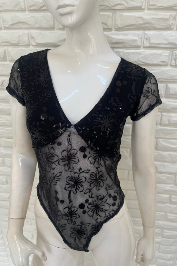 BODY SELMA FLOR LENTEJUELAS