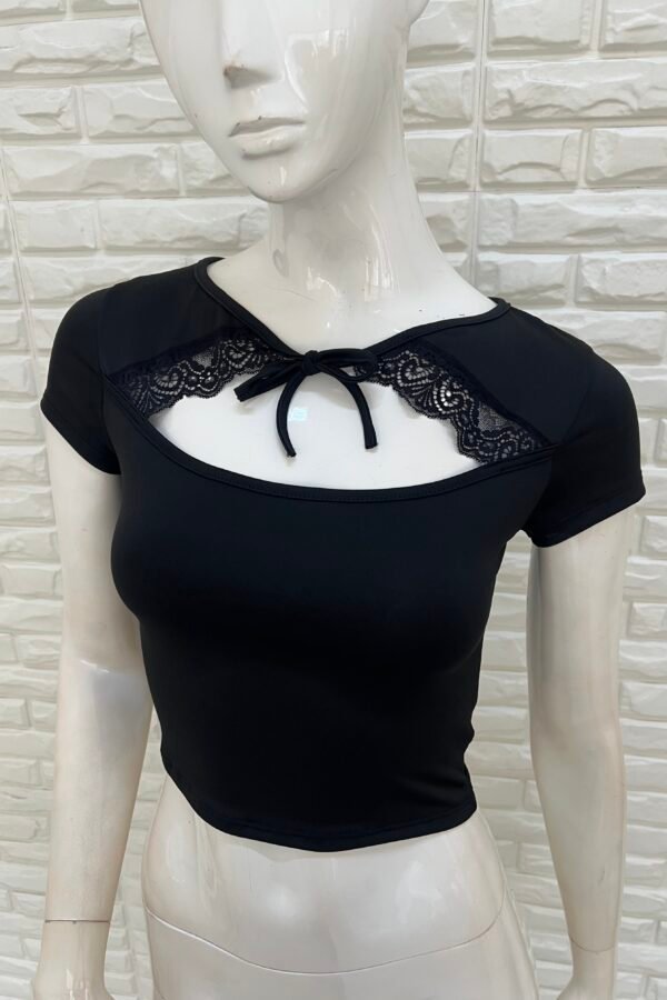 REMERA SIMONA LYCRA PUNTILLA