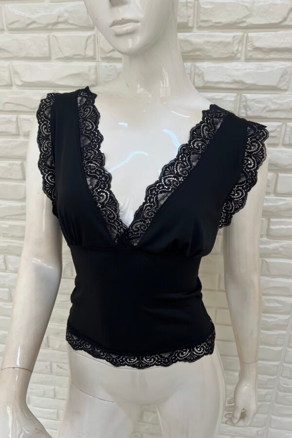 TOP DULCE LYCRA PUNTILLA