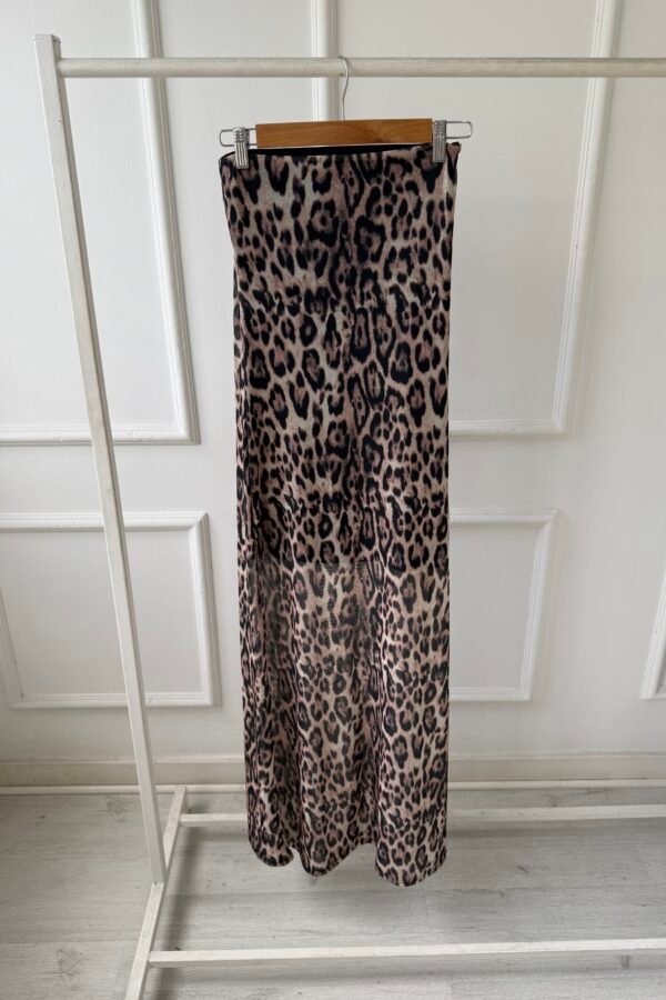 VESTIDO BLANCA TUL ANIMAL PRINT