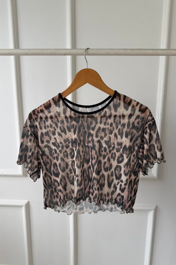 REMERA OVERSIZE TUL ANIMAL PRINT