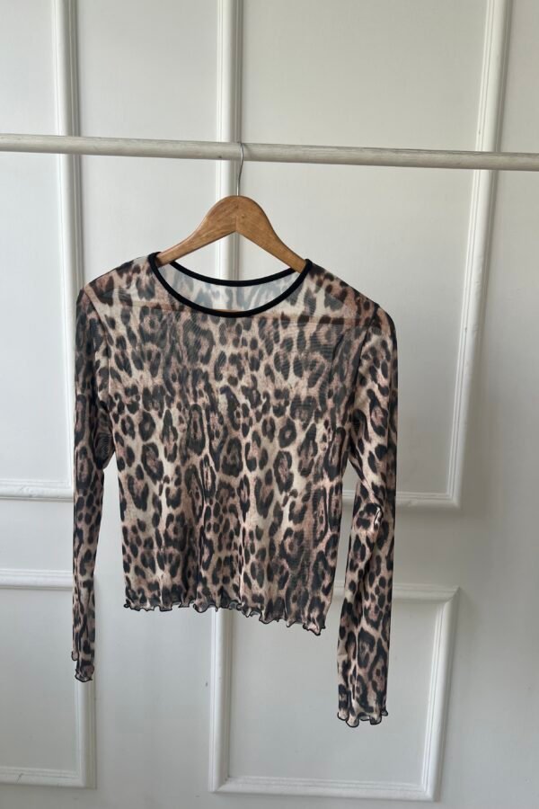 MANGA LARGA TUL ANIMAL PRINT