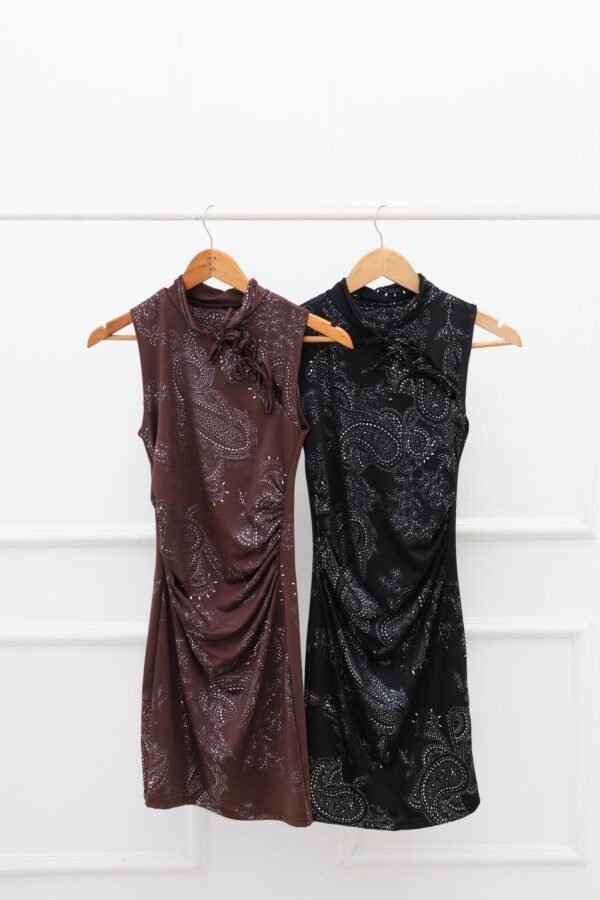 VESTIDO TOKYO LYCRA ARABESCOS