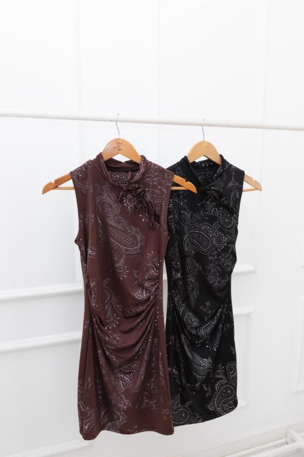 VESTIDO TOKYO LYCRA ARABESCOS
