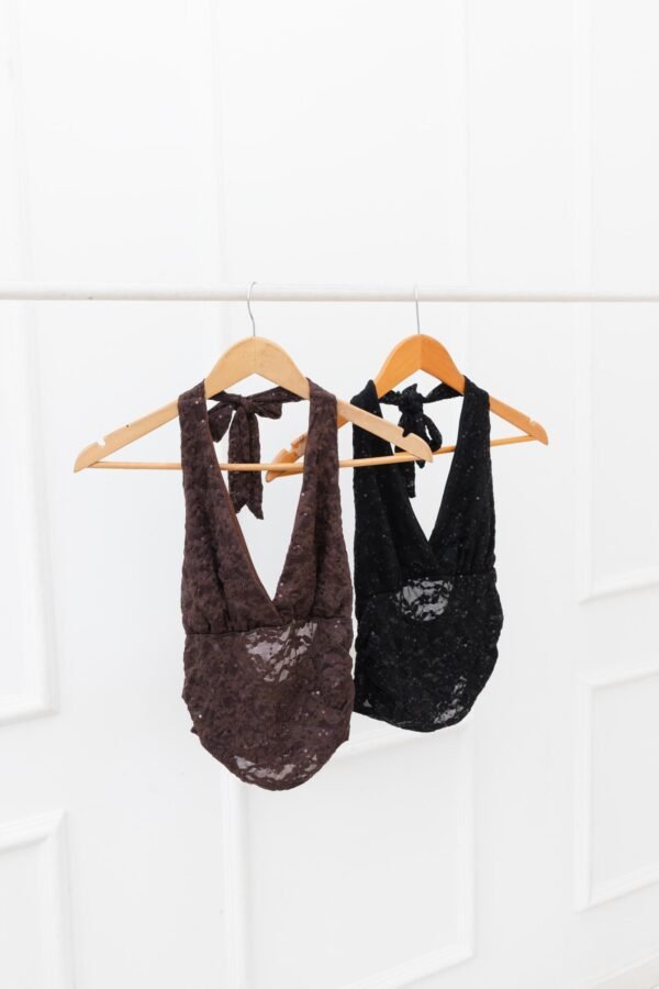 TOP SILVINA TUL LENTEJUELAS