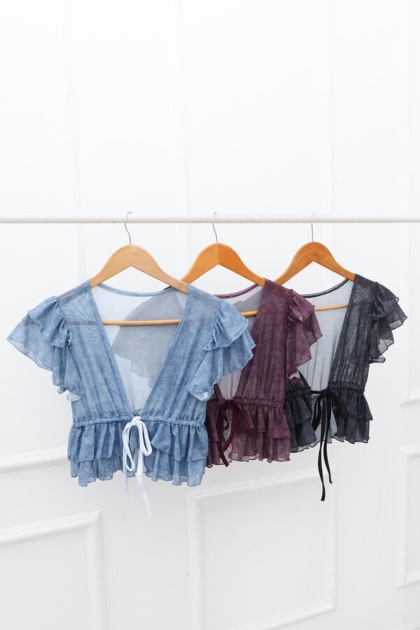 TOP ANGELA TUL DENIM