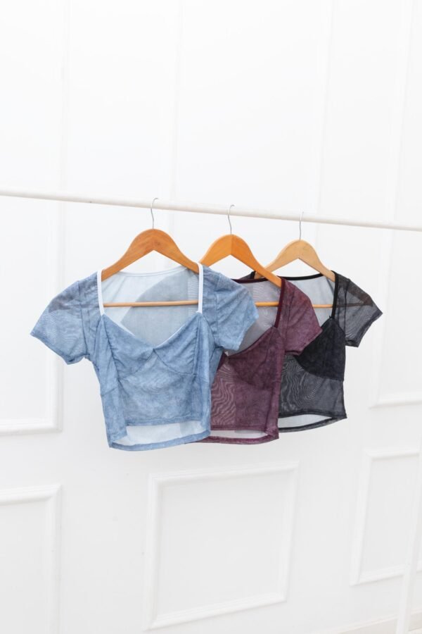 TOP SUSI TUL DENIM