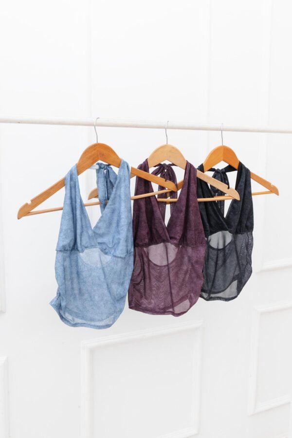 TOP SILVINA TUL DENIM