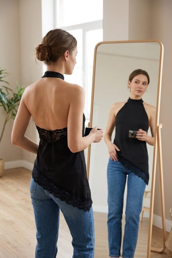 TOP CHLOE LYCRA PUNTILLA